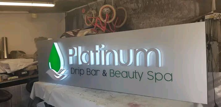 Custom storefront signage