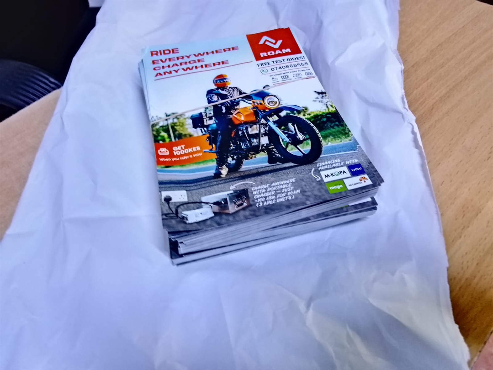 Printed promotional materials